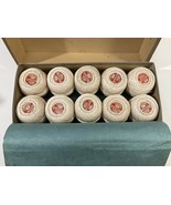 Antique Bucilla NOS Ten Rolls Size 30 Red Label IOB Crochet/Tatting Thread - $106.59