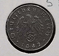 1942 F Nazi Germany 5 Pfennig Very Fine - €1,72 EUR