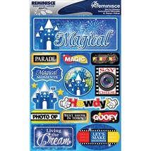 Reminisce Signature Series Dimensional Stickers 4.5&quot;X6&quot;  -Magical - $12.07