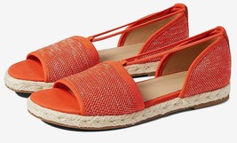 New Eileen Fisher Mews Magma Melange Orange Espadrille Flat Sandals (Size 10 M) - £63.76 GBP