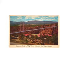 Vintage Postcard Superstition Bridge Cliff Terrace Restaurant Royal George CO - £7.57 GBP