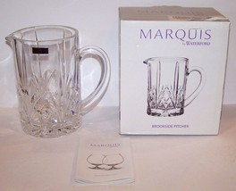 Stunning Signed Marquis By Waterford 40010684 Crystal Brookside Pitcher In Box - £62.66 GBP