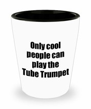 Tube Trumpet Player Shot Glass Musician Funny Gift Idea For Liquor Lover... - $12.84
