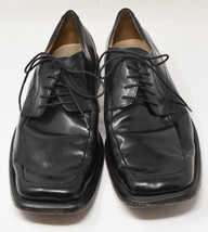 Kenneth Cole Mens Lace Up Leather Black Dress Shoes 10 M - £23.35 GBP