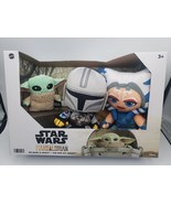 Mattel Star Wars Mandalorian His Name is Grogu 8” Plush Grogu &amp; Ahsoka T... - $17.80