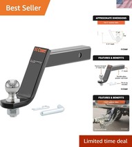 Versatile 2-Inch Trailer Hitch with 6-Inch Drop for Lifted Trucks &amp; ATVs - $1,176.96 MXN