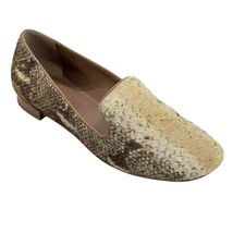 BERNARDO Womens Emma Snake Embossed Genuine Calf Hair Loafer Flat Size 11M - $684.05 MXN