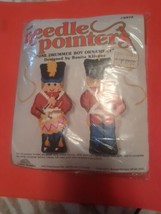 Rare VINTAGE Sunset 70s Needle Pointers KIT "One Drummer Boy Ornament" #5972 - $19.95