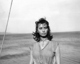 Boy on a Dolphin Sophia Loren in revealing wet dress 24X36 Poster - £22.75 GBP
