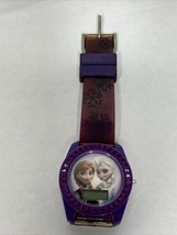 Disney Watch Frozen Digital Purple Color Plastic Wrist Watch - Needs Bat... - $12.00