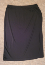 Women Victoria Holley&#39; Black Skirt Size Petite Medium Elastic Waist Clas... - $11.99