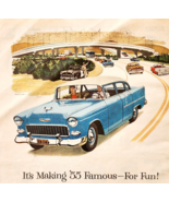 1955 Chevrolet Motoramic Car Turbo Fire Advertisement Vintage Automobili... - $29.99
