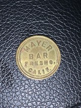 Mayer Bar Fresno CA Good For 5 Cents In Trade Token - $9.49