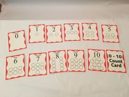0 - 10 Numbers Wipe &amp; Write Activity  Cards - Laminated Cards - £7.98 GBP
