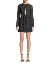 Alexis Leila Dress Rio Print Polka Dot Long Sleeve Tie Neck Women&#39;s Size... - £114.29 GBP