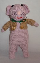 New Mouse Doll 12&quot; Crochet Finished Complete Toy - £25.08 GBP
