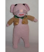 New Mouse Doll 12&quot; Crochet Finished Complete Toy - £24.73 GBP