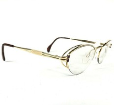 Chopard Eyeglasses Frames M C011 /24 V6051 23 KT Gold Plated Purple 52-18-130 - £179.20 GBP