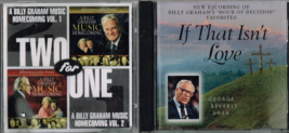 Billy Graham Music Homecoming, Vol. 1 &amp; 2 + George Beverly Shea, If That Isn&#39;t L - £9.62 GBP