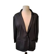 LC Lauren  Blazer Women&#39;s XL Black Button Front Career   - €19,54 EUR