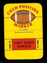 Vintage 1971 Topps Card Game Football Trading Card Field Position Marker - £6.57 GBP