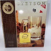 Stetson Original After Shave  2 Fl. OZ.  with collectible glass mug NEW IN BOX - £18.41 GBP
