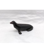 Vintage Britains Wild Animal Circus Seal Black Plastic Toy 1 1/2&quot; - $14.84