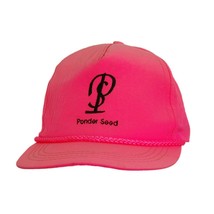 Ponder Seed Pink Farm Hat 5 Panel Ball Cap Adjustable Snapback - $19.94