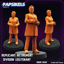 3D Printed Papsikels Replicant Retirement Division Lieutenant October 2024 - $6.64+