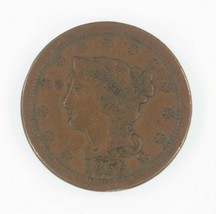1856 Large Cent in VF Condition, Brown Color, Nice Detail, No Problems - £31.28 GBP