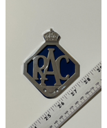 Vintage 1960s Royal Auto Club 3 pcs chrome automobile medallion - $35.74