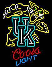 Coors Light NCAA UK Kentucky Wildcats Logo University Neon Sign - £558.74 GBP