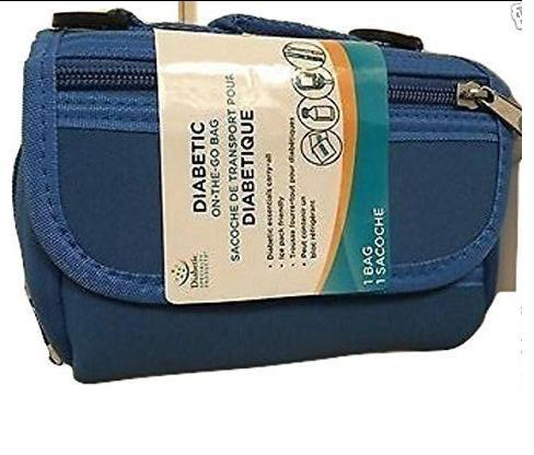 Kids Diabetic on the go bag Insulin Organizer Holder Case Pack Blue APOTHECARY - $12.99