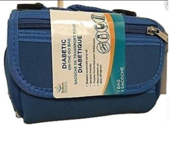 Kids Diabetic on the go bag Insulin Organizer Holder Case Pack Blue APOT... - $12.99