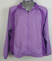 Danskin Now XL 16/18 purple windbreaker jacket - $410.07 MXN
