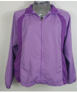 Danskin Now XL 16/18 purple windbreaker jacket - $410.07 MXN