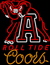 Coors NCAA Alabama Roll Tide Neon Sign - £558.74 GBP