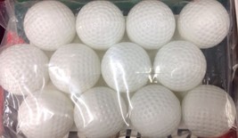 Practice Golf Balls Hollow With Solid Dimple Surface   Lot Of 15    New! - £6.34 GBP