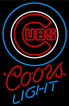 Coors Light MLB Chicago Cubs Neon Sign - £550.05 GBP