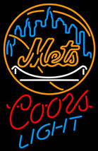 Coors Light MLB New York Mets Neon Sign - £556.73 GBP