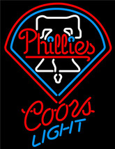 Coors Light MLB Philadelphia Phillies Neon Sign - £567.56 GBP