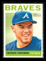 2013 Topps Heritage Baseball Trading Card #189 Freddie Freeman Atlanta Braves - £7.78 GBP
