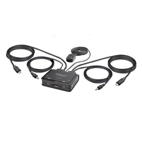 Startech C2-D46-UC2-KVM 2-PORT CABLE KVM SWITCH 4K - USB-C COMPACT KVM B... - $216.41