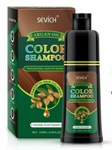 500ML Natural Permanent Hair Dye Instant Fast Hair Dye Color Shampoo Argan Oil - £13.57 GBP+