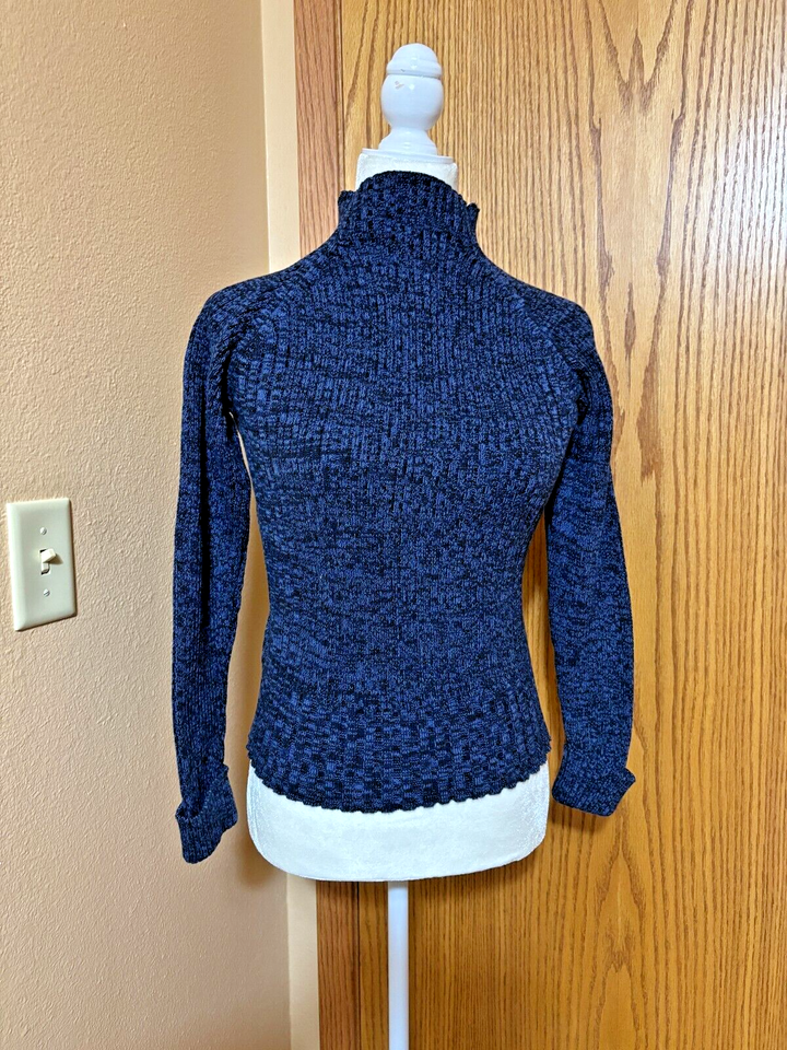VTG Studio Works PM pullover sweater Navy &amp; Blue Marled - $18.50