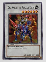 1996 GAIA KNIGHT THE FORCE OF EARTH YUGIOH 1ST EDITION FOIL CARD 5DS1-EN... - £5.52 GBP