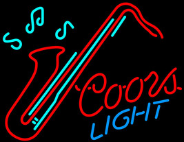 Coors Light Saxophone Neon Sign - £567.56 GBP