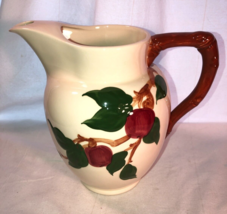 Franciscan Red Apple Ice-Lip Pitcher 8.5 Inches Tall 64 oz USA - $39.99