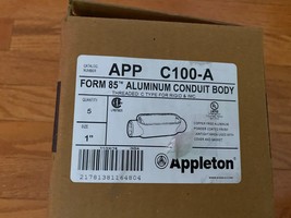 Appleton Conduit Outlet APP C100-A  1" Aluminum Unilet C Body Form 85 - LOT OF 4 - $44.95