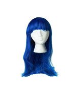 Celebrate Halloween Party ROYAL Blue Long Bob Wig Adult Size Cosplay Anime - €12,16 EUR